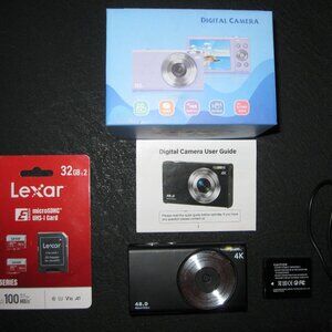 Digital Camera with Video 48MP, 16X digital zoom 128G. Never used from Amazon